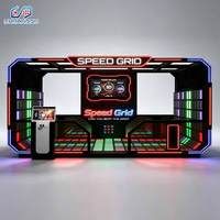 Équipement de jeu interactif LED d'intérieur pour la réaction rapide sur grille, idéal pour les événements, la location, les fêtes d'entreprise et l'activation de marque