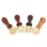 Metal and Wooden Handle Wax Seal Stamp, Office Use