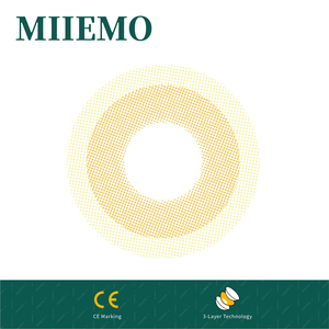 MIIEMO Lentes de contacto Comfort de medio año Visión clara de larga duración en gris Hecho de material HEMA duradero durante seis meses - Product Image 4