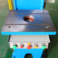 Presse hydraulique monocolonne à cadre en C 20T avec engrenage et moteur pour pressage de roulements, estampage, pliage et redressage de métaux