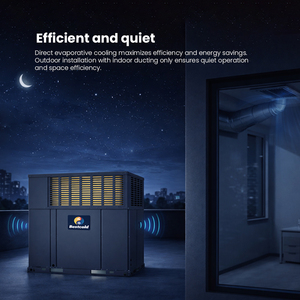 Unité de climatisation de toit Bestcold 5 tonnes, pompe à chaleur, R32, 18 SEER2, application commerciale - Product Image 4