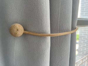 Attaches de rideaux magnétiques minimalistes modernes, 2 pièces, <span class=keywords><strong>cordons</strong></span> torsadés épais en plastique, accessoires écologiques pour aménager <span class=keywords><strong>les</strong></span> espaces de vie - Product Image 3