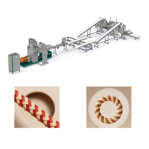 Linea di Produzione Automatica in Acciaio Inox <span class=keywords><strong>per</strong></span> Snack Intrecciati al Forno, Cibo <span class=keywords><strong>per</strong></span> Cani, 150KG/H - Product Image 2