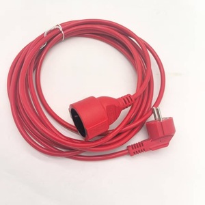 สายพ่วงมาตรฐานยุโรป 16A IP44 PVC หัวปลั๊ก CEE ตัวผู้ ต่อเข้าปลั๊ก IEC ตัวเมีย 1 ช่อง สายไฟแบบ SJTOW - Product Image 1