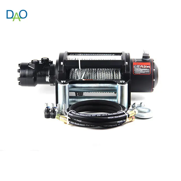 DAO high quality hydraulic heavy duty tow winch 10000 lbs for car trailer and truck