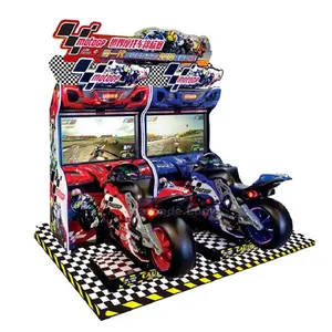 Kualitas tinggi koin dioperasikan Double motor GP sepeda motor balap Vr permainan mesin mobil balap Arcade