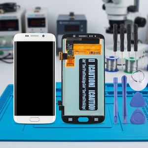 Display LCD Testato al 100% Direttamente dalla Fabbrica per Galaxy <span class=keywords><strong>S6</strong></span> <span class=keywords><strong>Edge</strong></span> G925F/A/T/S/K/L/0 Touch Screen Bianco - Product Image 1