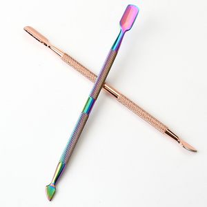 Stainless Steel Nail Art <strong>Cuticle</strong> Pusher Manicure Pedicure <strong>Tool</strong> With Dead Skin Push and Shovel Features - Product Image 3