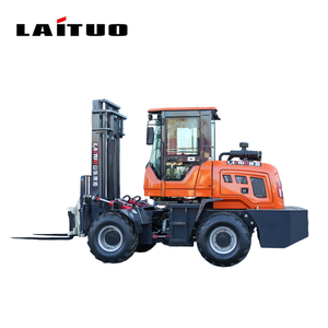 מלגזה טלסקופית דיזל LaiTuo SDLT8.0T לכל סוגי השטח 4x4, 8 טון, עם תורן דו-שלבי - Product Image 2