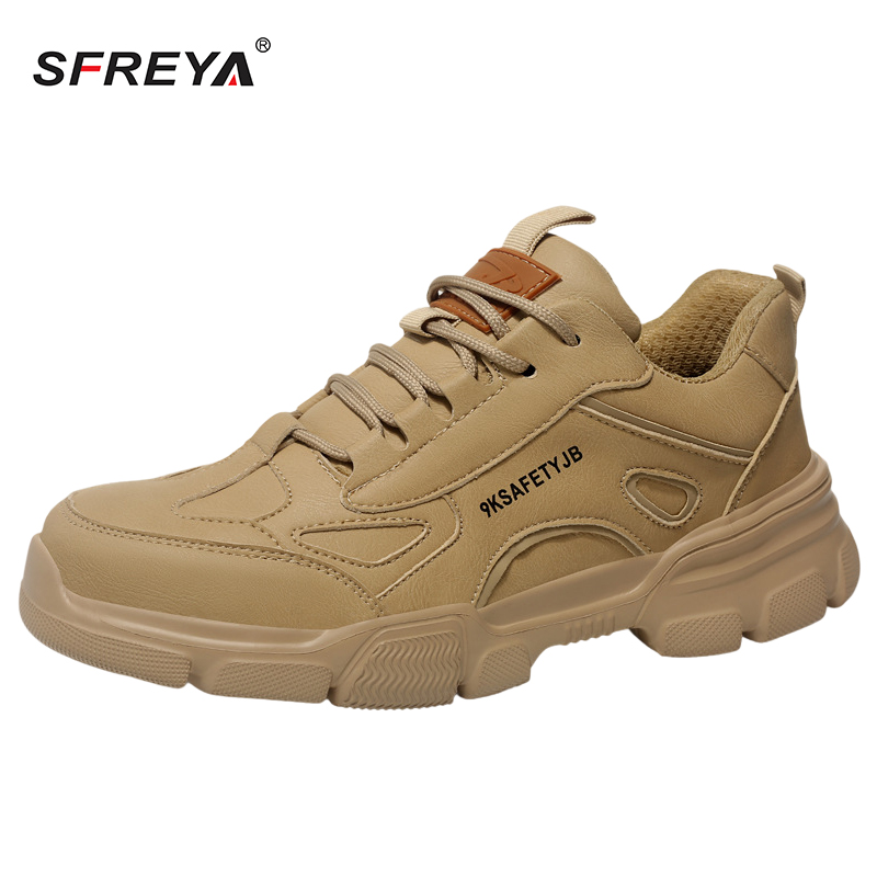 SFREYA 265 черные, коричневые, индивидуальные, ударопрочные, со стальным носком, рабочие ботинки, индивидуальные защитные функциональные ботинки по запросу