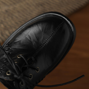 Cialisa Scarpe con Plateau Vintage da <span class=keywords><strong>Donna</strong></span> Primavera 2026 Nuove Scarpe con Punta Tonda Alta Qualità in Vera Pelle Tacchi Alti Chunky <span class=keywords><strong>Calzature</strong></span> - Product Image 6