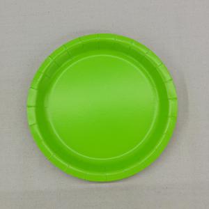 DAMAI Solid Color Plates Kiwi Green <b>Birthday</b> <b>Table</b> Decor Disposable Paper Plates Cups Napkin for Party Supplies Tableware Set - Product Image 3