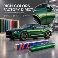 Vinyle auto-adhésif PVC 8 mil à changement de couleur Glory Fast Shipping pour carrosserie, imprimable à l'encre solvant/éco-solvant, garantie 5 ans