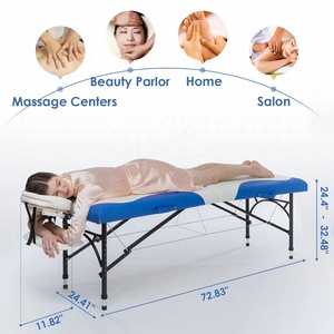 <span class=keywords><strong>Table</strong></span> <span class=keywords><strong>de</strong></span> <span class=keywords><strong>massage</strong></span> portable <span class=keywords><strong>professionnelle</strong></span>, pliable en deux, <span class=keywords><strong>légère</strong></span>, pour salon <span class=keywords><strong>de</strong></span> beauté, spa, lit <span class=keywords><strong>de</strong></span> tatouage, sac <span class=keywords><strong>de</strong></span> transport, design moderne, cuir synthétique - Product Image 6