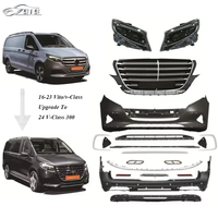 Kit Carrosserie Deux Types pour Pare-chocs Avant et Calandre en Plastique PP pour Mercedes Vito/Classe V W447 (2014-2023 à 2024), V300