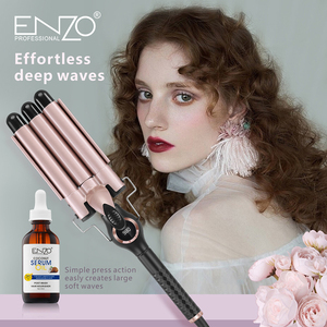 ENZO EN-1968 vente en gros <span class=keywords><strong>fer</strong></span> à friser en céramique <span class=keywords><strong>Waver</strong></span> 3 Triple baril profond <span class=keywords><strong>Waver</strong></span> <span class=keywords><strong>fer</strong></span> à friser plage vagues cheveux sertisseur <span class=keywords><strong>Waver</strong></span> - Product Image 2