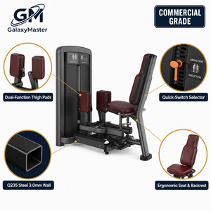Máquina Comercial <span class=keywords><strong>de</strong></span> Abducción y Aducción <span class=keywords><strong>de</strong></span> Cadera, Entrenador <span class=keywords><strong>de</strong></span> Muslos Internos y Externos 2 en 1, Estructura <span class=keywords><strong>de</strong></span> Acero Q235, Capacidad <span class=keywords><strong>de</strong></span> <span class=keywords><strong>80</strong></span> kg, Equipo <span class=keywords><strong>de</strong></span> Gimnasio <span class=keywords><strong>de</strong></span> Alta Resistencia - Product Image 3