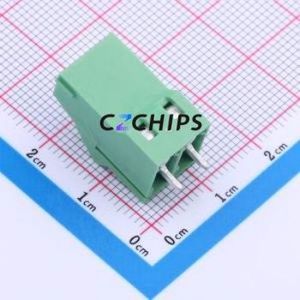 JL504-50802G01 Screw Terminal Block Through hole Component (THT),P=5.08mm Connector 1x2P 5.08mm Green Through Hole - Product Image 2