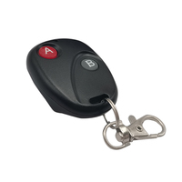 Télécommande universelle sans fil RF 433 MHz à code fixe et à code tournant, 2/4 boutons, pour portail automatique, 12V27A, plastique, portée 50-100m