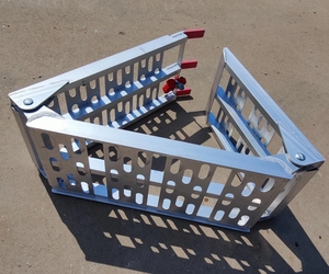 H R13 nhôm tri-đoạn đường nối tải xe máy dốc gấp di động Dirt Bike Pickup xe tải gấp nhôm dốc cho xe tải - Product Image 2