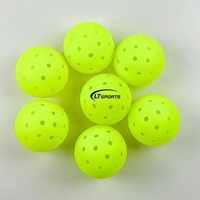 Balle de pickleball en plastique à 40 trous, moulée par rotation, certifiée USAPA, poids 26g, qualité compétition pour enfants