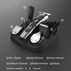 Impermeabile uomo Cordless elettrico e Versatile <span class=keywords><strong>barba</strong></span> baffi Trimmer precisione taglio e stile capelli e <span class=keywords><strong>barba</strong></span> Trimmer - Product Image 5