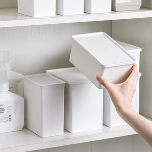Dg <b>Container</b> Storage Box Rectangle With Lid Stackable For <b>Laundry</b> Detergent <b>Powder</b> Pods Organizer Dustproof - Product Image 3