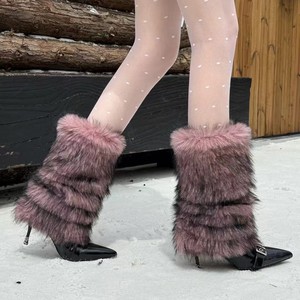 Botas de Tacón Grueso para Mujer, Botas Altas hasta la Rodilla y Botines para Invierno, Moda, Fiesta, Uso Diario y Oficina - Product Image 4