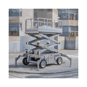 4-18m alat pengangkat pembersih kaca platform kerja ketinggian tinggi garpu geser hidrolik elektrik perancah lift <span class=keywords><strong>mobile</strong></span> 4-18m - Product Image 1