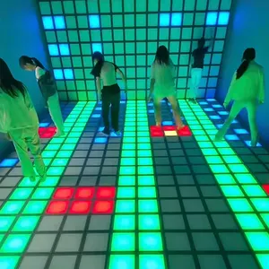 Led舞蹈游戏地板互动LED地板投影仪活动游戏软件出售