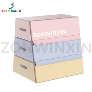 ZONWINXIN Fournisseur d'usine Équipement <span class=keywords><strong>de</strong></span> gymnastique personnalisé <span class=keywords><strong>Table</strong></span> <span class=keywords><strong>de</strong></span> <span class=keywords><strong>saut</strong></span> 3 en 1 BOÎTE <span class=keywords><strong>DE</strong></span> <span class=keywords><strong>SAUT</strong></span> TRAPÉZOÏDALE - Product Image 3