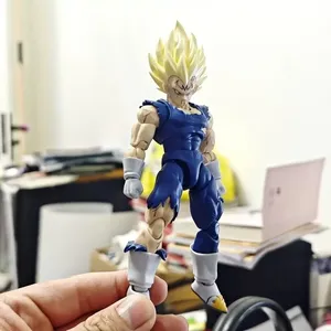 Figurines d'action BLACK HOLE & TK Super Saiyan SSJ Majin <span class=keywords><strong>Vegeta</strong></span> Anime SHF Majin <span class=keywords><strong>Vegeta</strong></span> DBZ Goku Modèles Cadeaux Jouets - Product Image 6