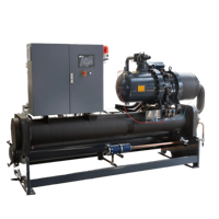 Sistem Pendingin Air Industri Kustom Grosir, Chiller Sekrup dengan Pompa, Kontrol Suhu PLC, Kompresor Copeland 39KW