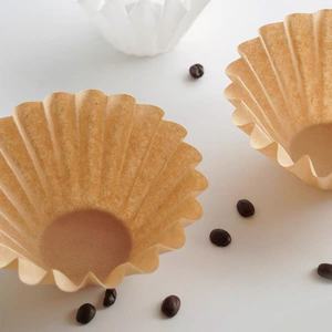 Dripper <span class=keywords><strong>Kalita</strong></span> Wave 155/185 Series en Corbeille, Naturel, Non Blanchi, Écologique, Biodégradable, Jetable, Marque Blanche - Product Image 3