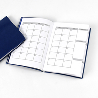 Carnet de notes A5 en cuir avec couverture imprimée, 80 feuilles, impression par lamination, promotion en gros