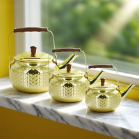Ensemble de cafetière arabe en acier inoxydable cafetière turque 3 pièces bouilloire à thé expresso cafetières classiques de style moyen-oriental