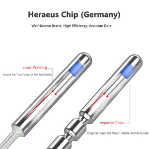Sonde de température Pt1000 <span class=keywords><strong>Pt</strong></span>-<span class=keywords><strong>100</strong></span> <span class=keywords><strong>Pt</strong></span> <span class=keywords><strong>100</strong></span> à 3 fils de classe A, thermocouple en acier inoxydable OEM ODM - Product Image 5