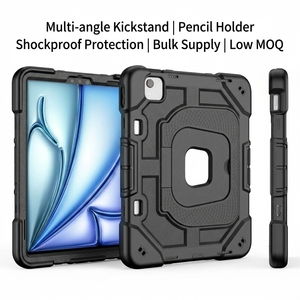 เคสกันกระแทกแบบหนาพร้อมที่จับและขาตั้งสำหรับ iPad Air 4/5 11 นิ้ว Pro 11 นิ้ว รุ่นที่ 1-4 ขายส่งจำนวนมาก - Product Image 2