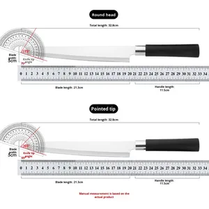 มีดซาชิมิญี่ปุ่น สแตนเลส 21 ซม. มีดทำครัวสำหรับหั่นป<span class=keywords><strong>ล</strong></span>า ซูชิ หั่นเนื้อ สำหรับเชฟ - Product Image 4