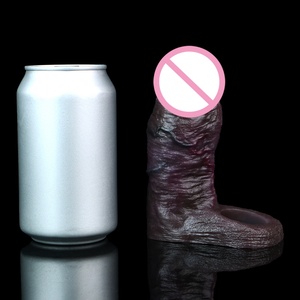 Anillo para Pene de Silicona, Alargador de Pene, Juguetes Sexuales para Hombres, Retrasa la Eyaculación, Funda Realista para Pene Negra para Parejas - Product Image 2