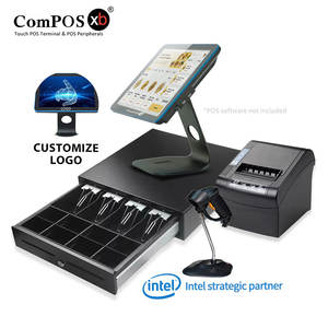 Máquina de Facturación <span class=keywords><strong>para</strong></span> Supermercado / Caja Registradora, Máquina POS Inteligente con Pantalla Táctil, Sistema POS <span class=keywords><strong>para</strong></span> Restaurante - Product Image 1