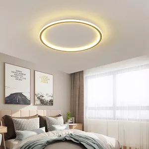 مصباح حديث بسقف LED بسيط حديث لغرفة المعيشة مصباح ممر عصري ثلاثي الألوان