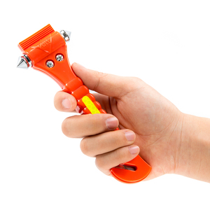 Cortador de selim de emergência 3 em 1, luz disjuntora fita reflexiva ônibus ferramenta de escapamento de carro martelo de segurança - Product Image 2