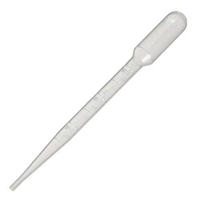 Pipette Pasteur jetable de 5 ml en PE pour transfert de liquide, compte-gouttes de mesure pour laboratoire et usage chimique