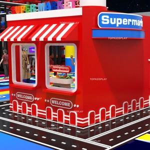 Parco giochi al coperto con labirinto di avventura al Neon LED personalizzato con più scivoli folli, pozzi di palla e aree di arrampicata - Product Image 4