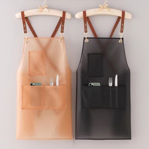Tablier de protection transparent en TPU imperméable et résistant à l'huile, doux et durable, rose, pour salon de beauté et PMU - Product Image 2