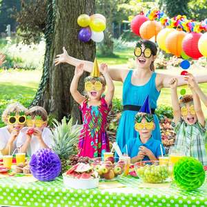 Crazy Night Fiesta Tropical piña gafas <span class=keywords><strong>de</strong></span> sol Ocean Line Luau fiesta gafas <span class=keywords><strong>de</strong></span> sol para la playa fiesta temática suministros Decoración - Product Image 5