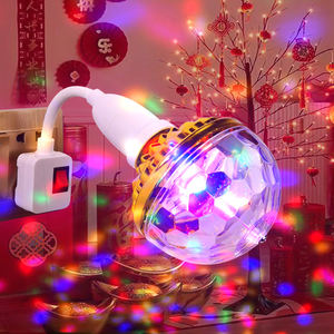 <span class=keywords><strong>Bombilla</strong></span> LED <span class=keywords><strong>para</strong></span> fiesta de DJ, BOLA MÁGICA E27, RGB, Mini luz LED colorida <span class=keywords><strong>para</strong></span> fiesta, lámpara de bola giratoria <span class=keywords><strong>para</strong></span> escenario, luces led <span class=keywords><strong>para</strong></span> escenario de discoteca - Product Image 3