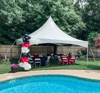Carpa de Alta Resistencia con Techo Alto y Doble Capa, Estructura de Aluminio Resistente a la Intemperie para Eventos al Aire Libre