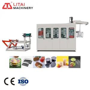 Fully Automatic Biodegradable Plastic Disposable Plates Making Machine Production Line